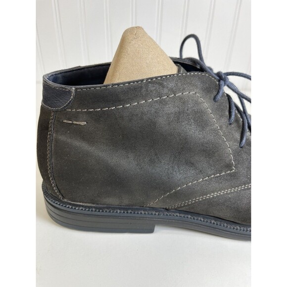 Rockport‎ Grey Brushed Leather Mens Low Ankle Boot size 11 - Picture 3 of 8